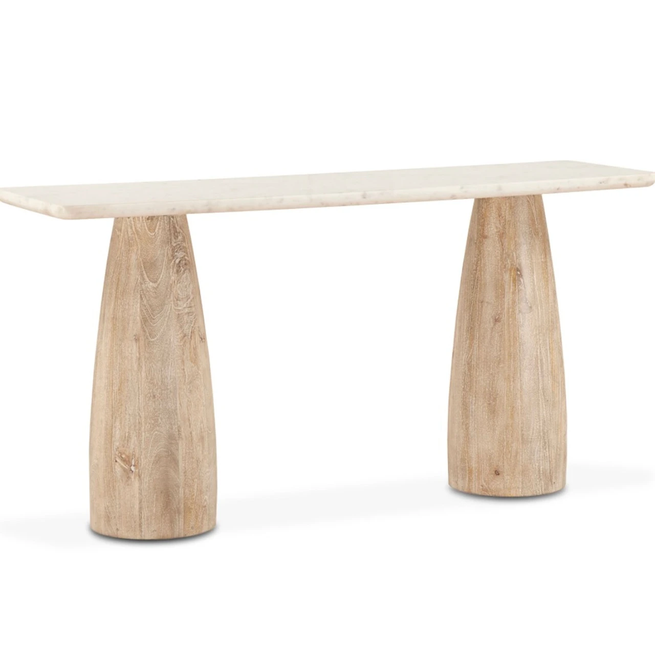 Oasis 60" White Marble Top Console Table 3 Oasis 60" White Marble Top Console Table