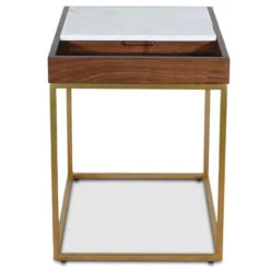 Serene 22" White Marble Side Table Walnut -Famous Furniture Shop 02CB5C77 25C1 4A64 8CC8 1A0736AF97B8 1 201 a 26473.1715368099