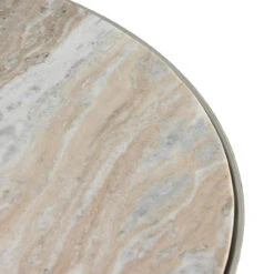 Corbett Cream Marble Top Round Coffee Table 35" - Matte White -Famous Furniture Shop 0AD03A74 271B 40F1 B2C2 67F8087F743C 1 201 a 33662.1694626303