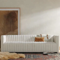 Augustine Dover Crescent Channel Tufted Sofa 88" -Famous Furniture Shop 100239 006 ESS 1 92837.1669144606