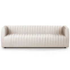 Augustine Dover Crescent Channel Tufted Sofa 88" -Famous Furniture Shop 100239 006 FRT 1 58750.1669144602