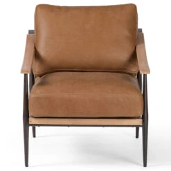 Kennedy Palermo Cognac Leather Chair -Famous Furniture Shop 100970 006 FRT 1 48946.1671839817