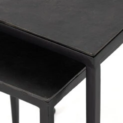Dalston Raw Black Nesting End Tables -Famous Furniture Shop 101650 003 DET 3 18001.1638393618