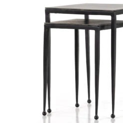 Dalston Raw Black Nesting End Tables -Famous Furniture Shop 101650 003 DET 6 87507.1638393628