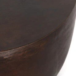 Basil Antique Rust Outdoor End Table -Famous Furniture Shop 101705 002 DET 3 92740.1622469154