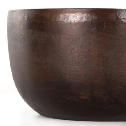 Basil Antique Rust Outdoor End Table -Famous Furniture Shop 101705 002 DET 5 44860.1622469149