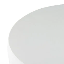 Basil Matte White Outdoor End Table -Famous Furniture Shop 101705 004 DET 3 99083.1673822116