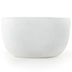 Basil Matte White Outdoor End Table -Famous Furniture Shop 101705 004 DET 4 30073.1673822119