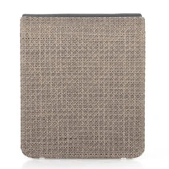 Paige Weathered Brown Outdoor Woven Chaise -Famous Furniture Shop 102432 003 BCK 1 33580.1622493911