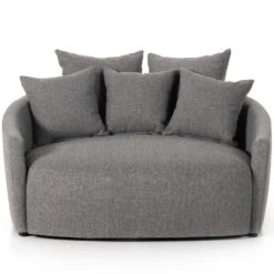 Chloe Fallon Charcoal Oval Chaise Media Lounger -Famous Furniture Shop 102766 002 FRT 1 64780.1669208784