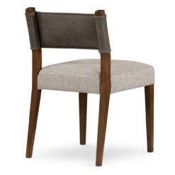 Ferris Nubuck Charcoal Dining Chair -Famous Furniture Shop 104374 004 3 62632.1615007032