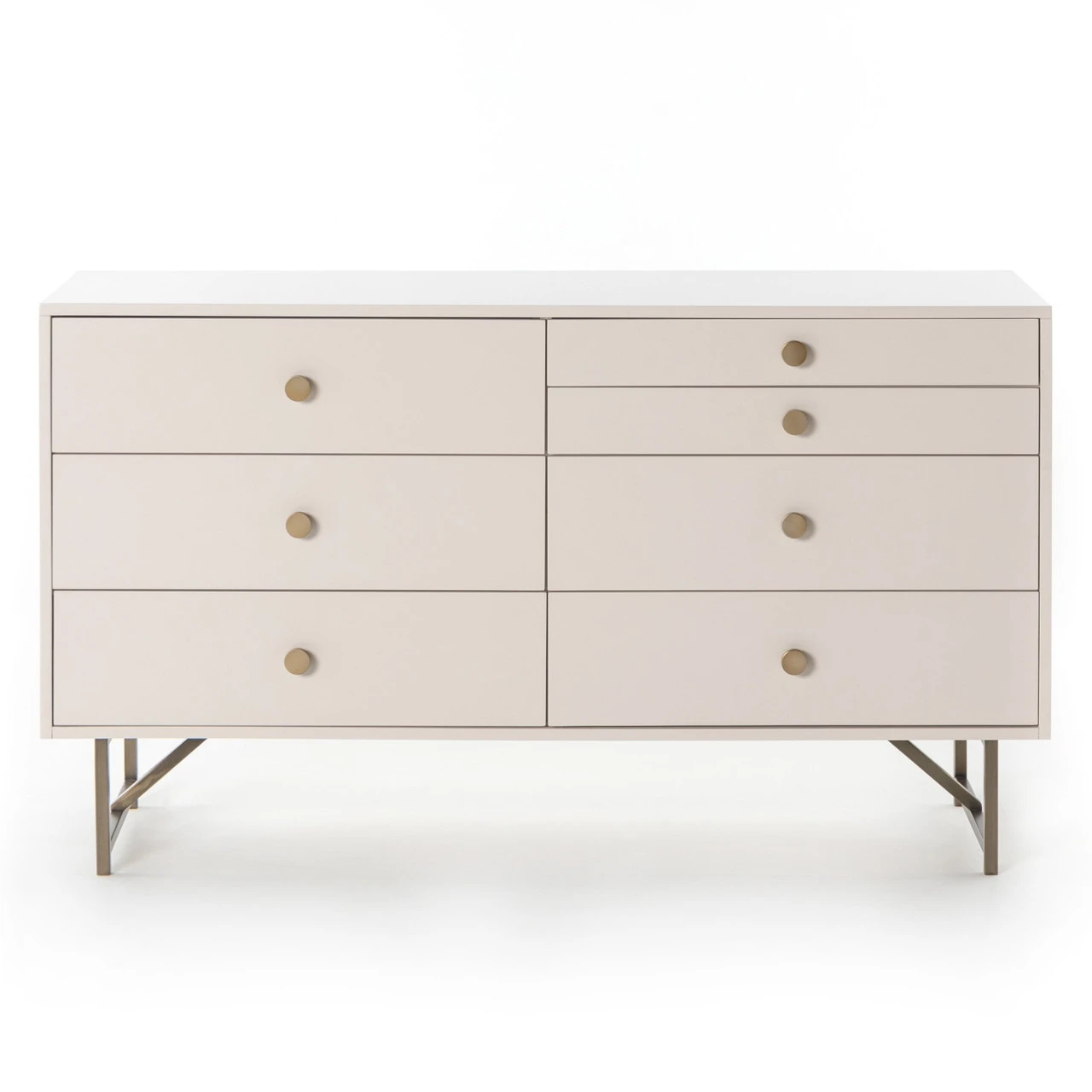 Van Matte Alabaster 7 Drawer Dresser 58" 5 Van Matte Alabaster 7 Drawer Dresser 58" - Image 3