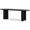 Paden Black Acacia Wood Oval Dining Table 94" -Famous Furniture Shop 105188 004 PRM 1 72209.1669104556