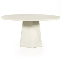 Bowman White Concrete Outdoor Dining Table -Famous Furniture Shop 105446 006 PRM 2 39502.1654717906