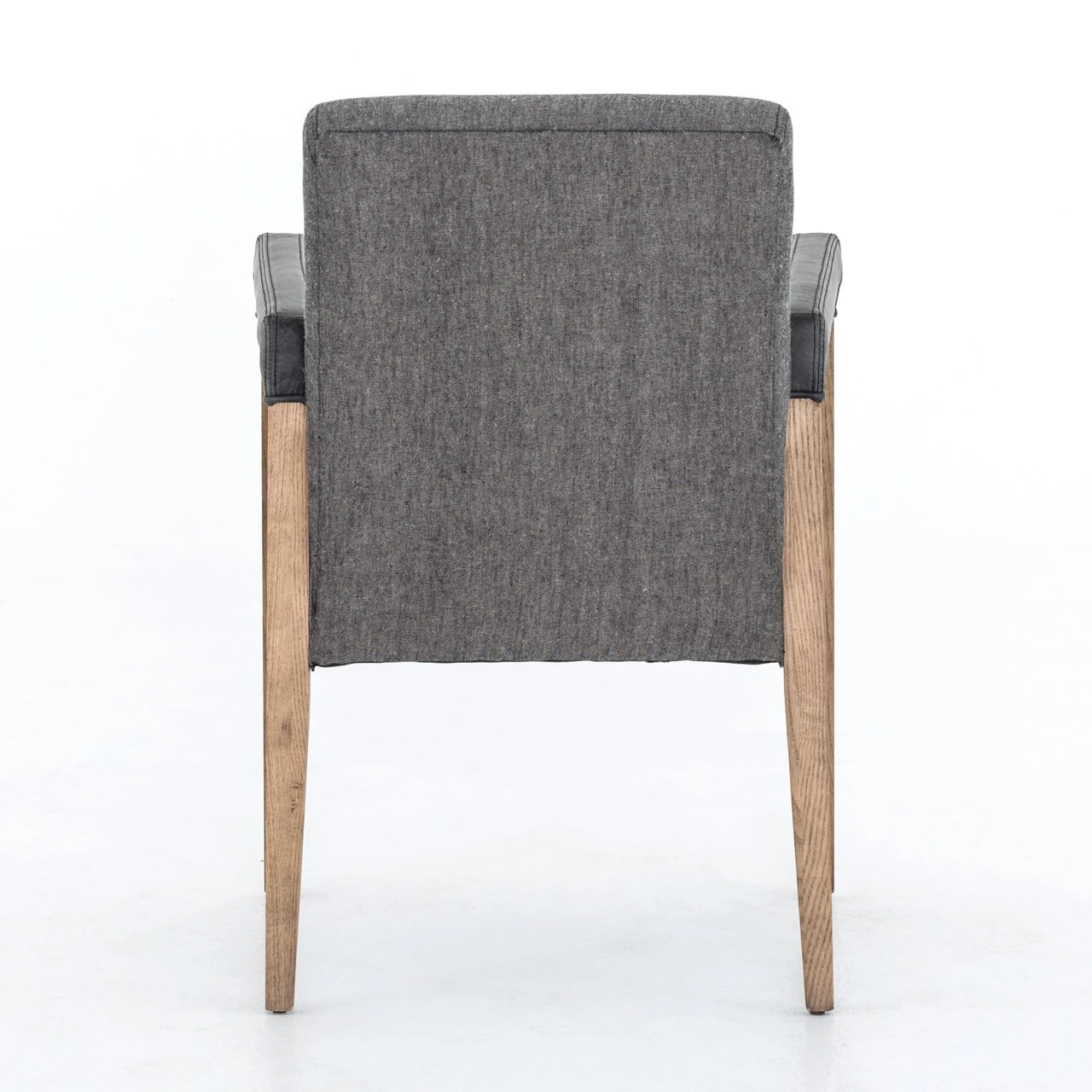 Reuben Durango Smoke Fabric Lamont Oak Wood Dining Chair 7 Reuben Durango Smoke Fabric Lamont Oak Wood Dining Chair - Image 5