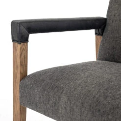 Reuben Durango Smoke Fabric Lamont Oak Wood Dining Chair 17 Reuben Durango Smoke Fabric Lamont Oak Wood Dining Chair -Famous Furniture Shop 105591 004 6 28150.1614558548