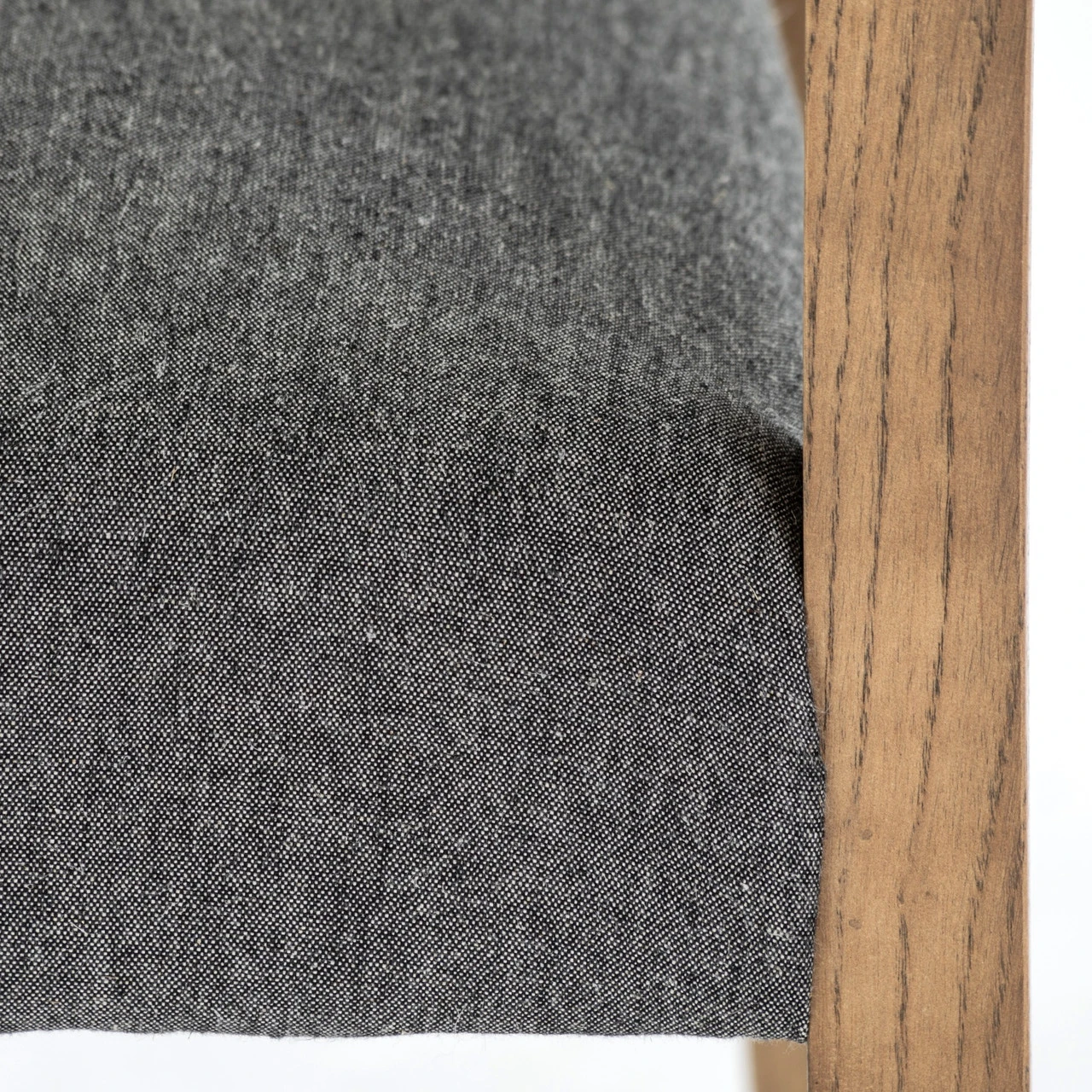 Reuben Durango Smoke Fabric Lamont Oak Wood Dining Chair 11 Reuben Durango Smoke Fabric Lamont Oak Wood Dining Chair - Image 9