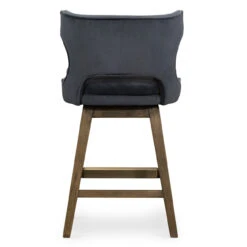 Task Modern Velvet Shadow Wing Swivel Counter Stool -Famous Furniture Shop 105649 014 6 24098.1615007289