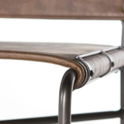 Oxford Distressed Brown Leather Counter Stool 13 Oxford Distressed Brown Leather Counter Stool -Famous Furniture Shop 105861 021 DET 3 20892.1617146926