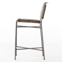 Oxford Distressed Brown Leather Counter Stool 10 Oxford Distressed Brown Leather Counter Stool -Famous Furniture Shop 105861 021 SID 1 72812.1617146923