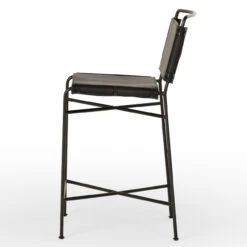 Wharton Distressed Black Counter Stool -Famous Furniture Shop 105861 025 4 84433.1617232889