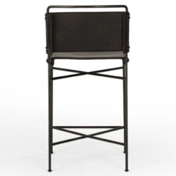 Wharton Distressed Black Counter Stool -Famous Furniture Shop 105861 025 5 54025.1617232890