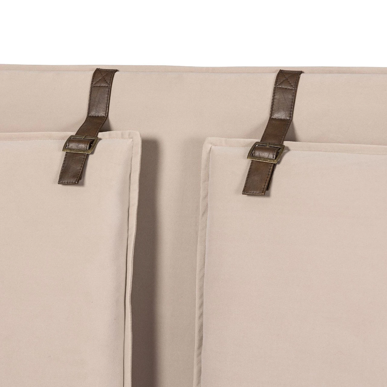 Leigh Modern Velvet Sand King Bed 10 Leigh Modern Velvet Sand King Bed - Image 8