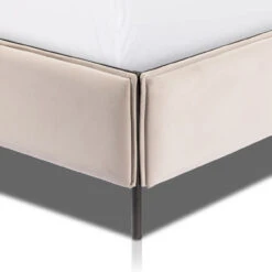 Leigh Modern Velvet Sand King Bed 16 Leigh Modern Velvet Sand King Bed -Famous Furniture Shop 105885 011 92724.1668280637