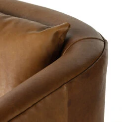 Topanga Heirloom Sienna Leather Swivel Chair -Famous Furniture Shop 106008 018 DET 6 44318.1672198488