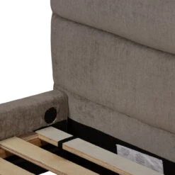 Daphne Sage Worn Velvet Queen Bed -Famous Furniture Shop 106045 200 DET 5 06502.1667985299