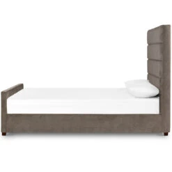 Daphne Sage Worn Velvet Queen Bed -Famous Furniture Shop 106045 200 SID 1 74629.1667985290