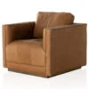 Kiera Palermo Cognac Leather Swivel Chair -Famous Furniture Shop 106065 014 PRM 1 13122.1671907989