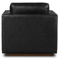 Kiera Sonoma Black Leather Swivel Chair -Famous Furniture Shop 106065 015 BCK 1 42404.1671907676
