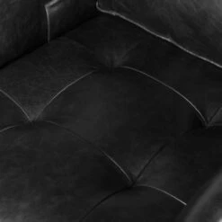 Kiera Sonoma Black Leather Swivel Chair -Famous Furniture Shop 106065 015 DET 4 54192.1671907665