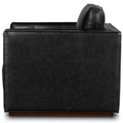 Kiera Sonoma Black Leather Swivel Chair -Famous Furniture Shop 106065 015 SID 1 44866.1671907661