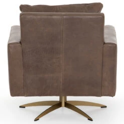 Lyndon Dakota Fossil Leather Swivel Chair -Famous Furniture Shop 106083 009 BCK 1 06874.1671917661