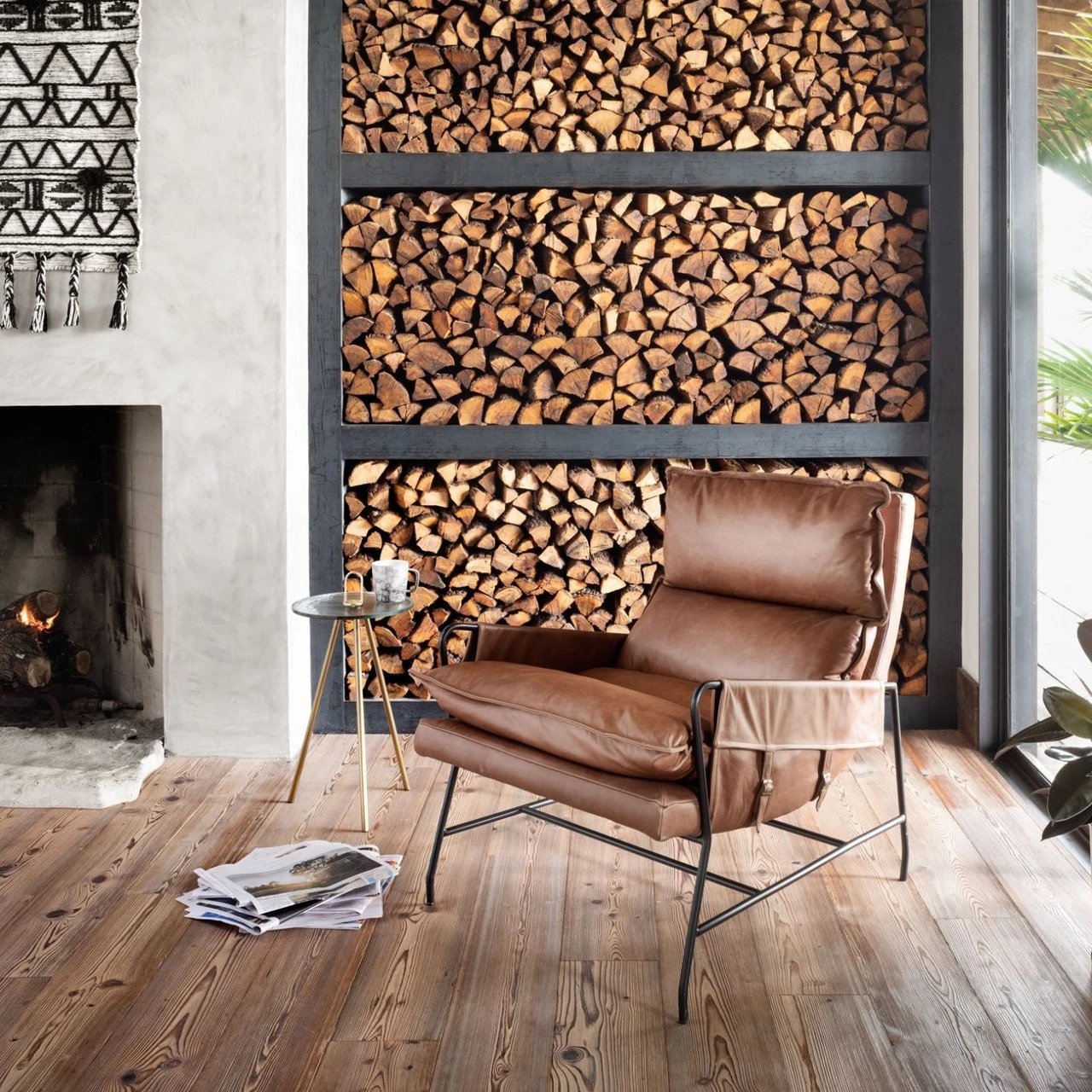 Taryn Chaps Saddle Leather Chair 4 Taryn Chaps Saddle Leather Chair - Image 2