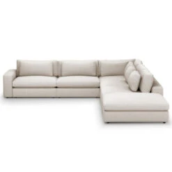 Bloor Essence Natural 5 Piece Sectional LAF With Ottoman -Famous Furniture Shop 106157 005 FRT 1 79923.1673323716