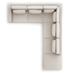 Bloor Essence Natural 5 Piece Sectional LAF With Ottoman -Famous Furniture Shop 106157 005 TOP 1 19103.1673323711