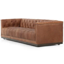 Maxx Heirloom Sienna Leather Sofa 95" -Famous Furniture Shop 106190 012 PRM 2 86920.1670005896