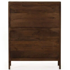 Sydney Brown Mango Woven Cane Tall Chest Of Drawers -Famous Furniture Shop 106690 003 BCK 1 21324.1711698584