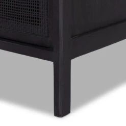 Sydney Black Mango Woven Cane Tall Chest Of Drawers -Famous Furniture Shop 106690 004 DET 4 07267.1711699335