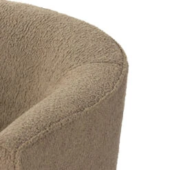 Mila Sheepskin Camel Swivel Chair -Famous Furniture Shop 107195 014 DET 5 18603.1671922813