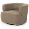 Mila Sheepskin Camel Swivel Chair -Famous Furniture Shop 107195 014 PRM 1 39828.1671922817