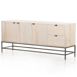 Trey Dove Solid Wood Buffet Sideboard 72"
