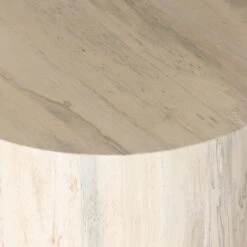 Hudson Round End Table - Bleached -Famous Furniture Shop 107578 004 DET 6 73399.1681398726