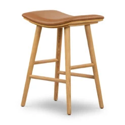 Union Sedona Butterscotch Leather Counter Stool