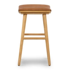 Union Sedona Butterscotch Leather Counter Stool -Famous Furniture Shop 107656 008 4 38605.1615082670