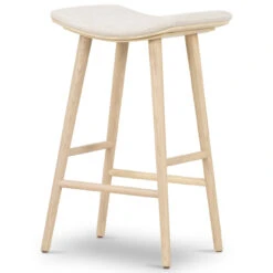 Union Essence Natural Saddle Bar Stool