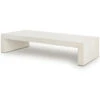 Parish Indoor / Outdoor White Concrete Coffee Table 60" 1 Parish Indoor / Outdoor White Concrete Coffee Table 60" -Famous Furniture Shop 107703 003 PRM 1 73775.1655124629